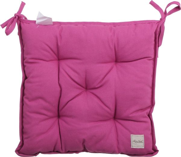 Подушка на стул Яркость 40х40 см фуксия La Nuit