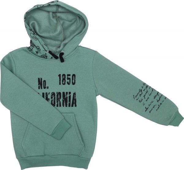 Свитшот ALG р.146 зеленый 321417 