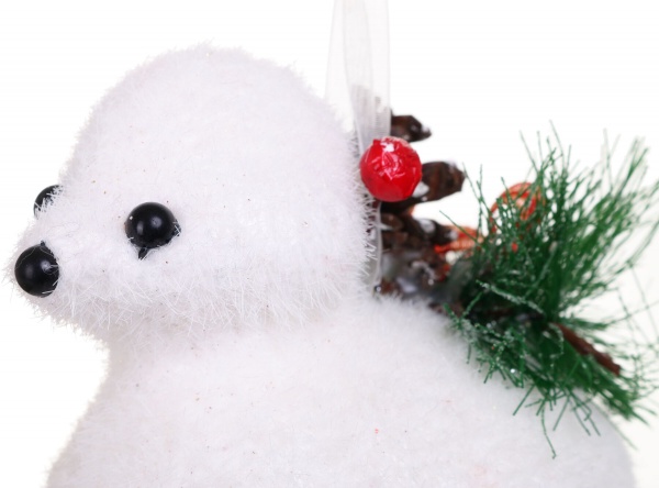 Ялинкова іграшка Каченя 12 см 9207-28 