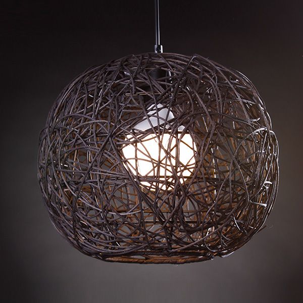 Підвіс Accento lighting ALCh-P-C1007-R 1x60 Вт E27 коричневий 