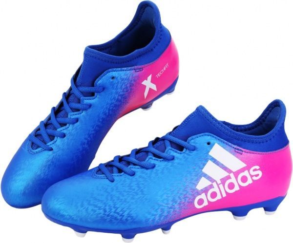 Бутси Adidas X 16.3 FG Firm Ground Cleats BB5641 BB5641 р. UK 10,5 блакитний