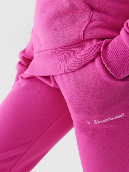 Штани 4F TROUSERS CAS F669 4FJRAW23TTROF669-54S р. 128 рожевий