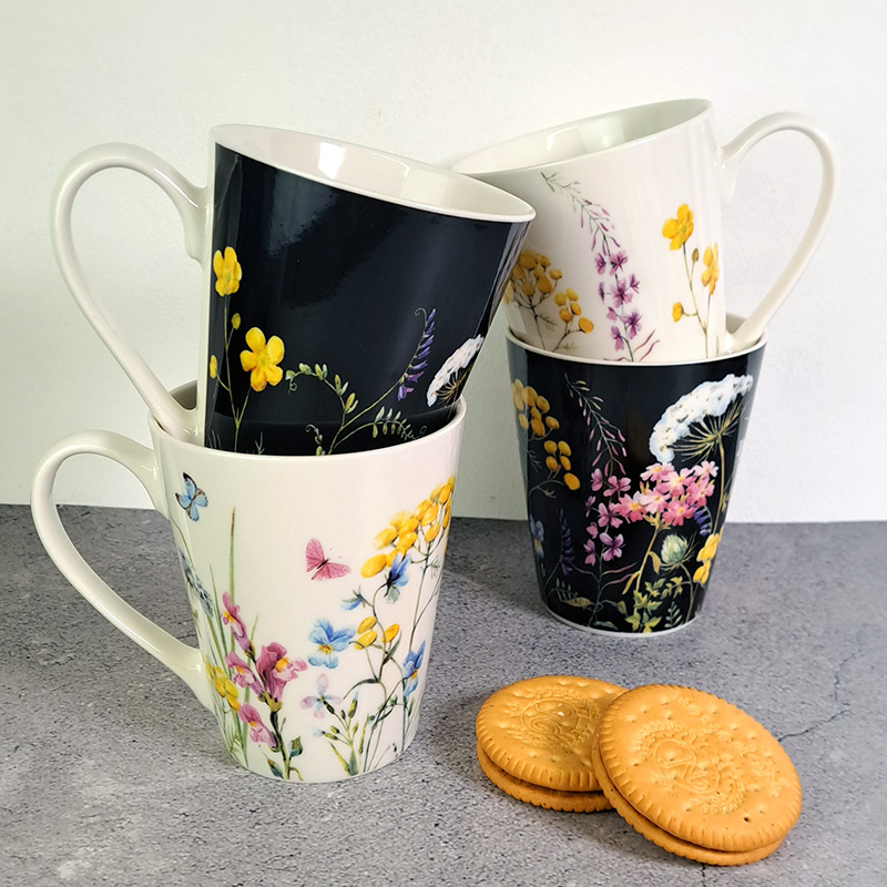 Чашка Vittora Цветочное поле 380 мл