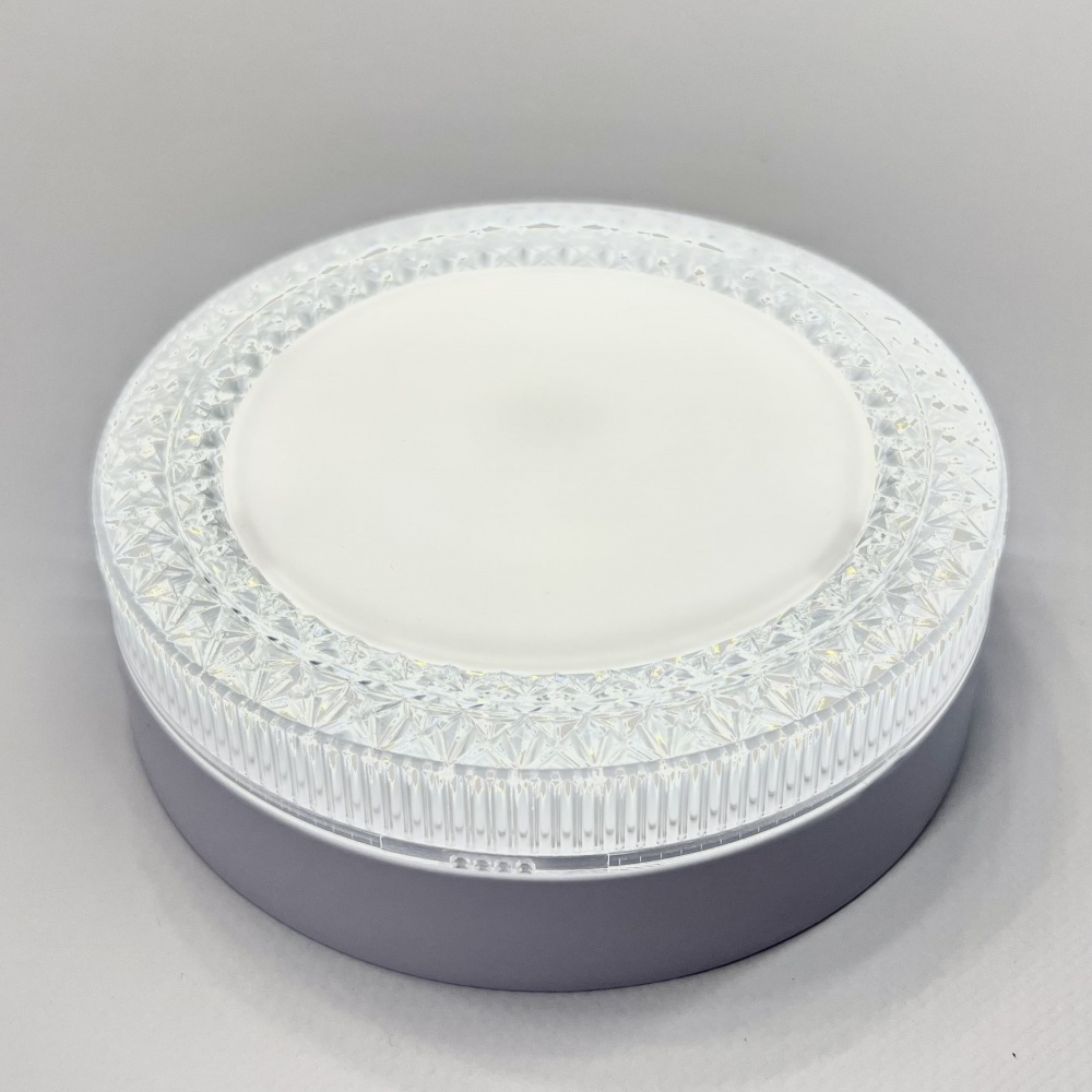 Світильник світлодіодний Sensio 18 Вт білий/прозорий 5000 К MIYA 18W R