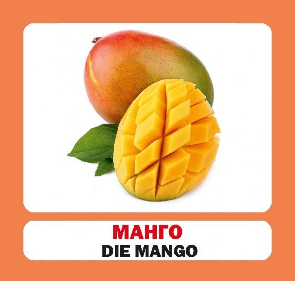 Книга «Навчальний посібник. Фрукти. нім-укр»