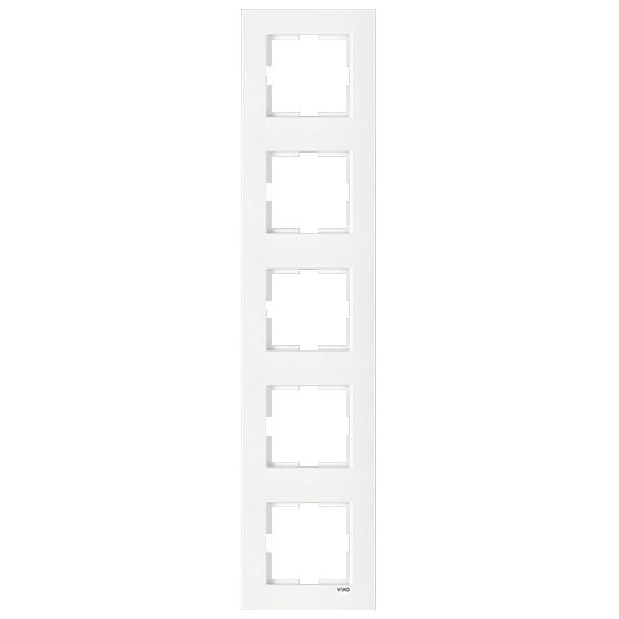 Рамка пятиместная Viko Karre вертикальная белый 90960224