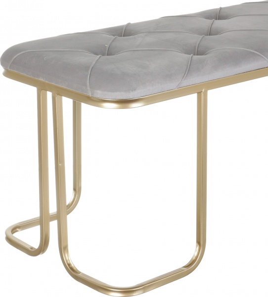 Банкетка 117х42х45 см серый 