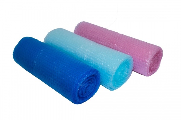 Пухирчаста плівка фасована 0,4х5м 0,045 мкм рожева