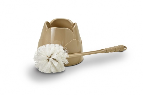 Ершик для унитаза VOLVER Lotus бежевый 20702