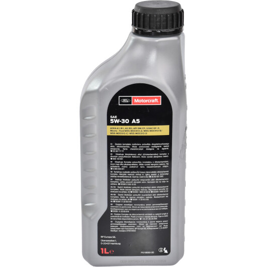Моторна олива синтетична Ford Motorcraft A5 5W-30 1 л (15CF53)