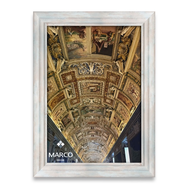 Рамка MARCO decor 2923 1 фото 15х20 см бежевый с синим 