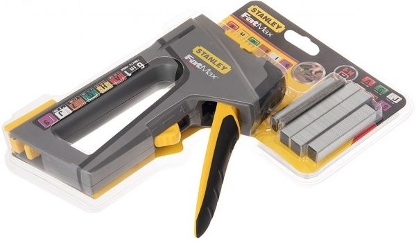 Степлер Stanley FMHT6-70868 FatMax 6 в 1, регулювання, 6-14 мм., тип 53+140, пластик, цвяхи, шпильки