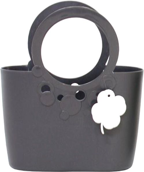 Кашпо пластикове Prosperplast Lily фігурний 14,8л графіт 