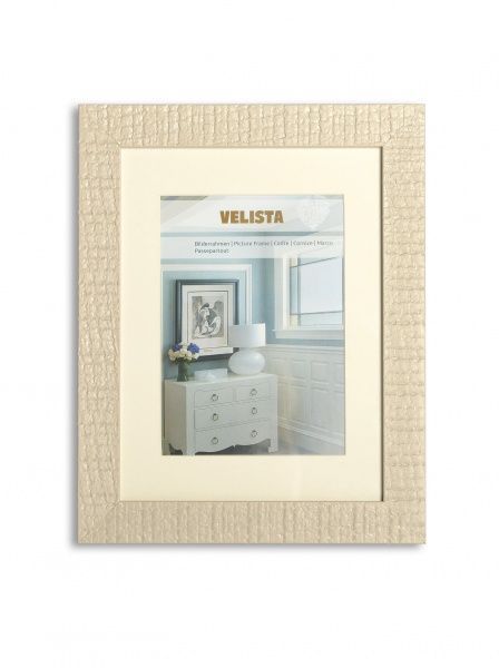 Рамка для фотографии со стеклом Velista 28D-011-489v 30х40 см бежевый 