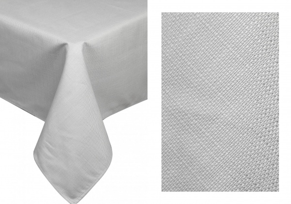 Скатерть Алоиз 521-19/00 140x180 см серый Эдельвика 