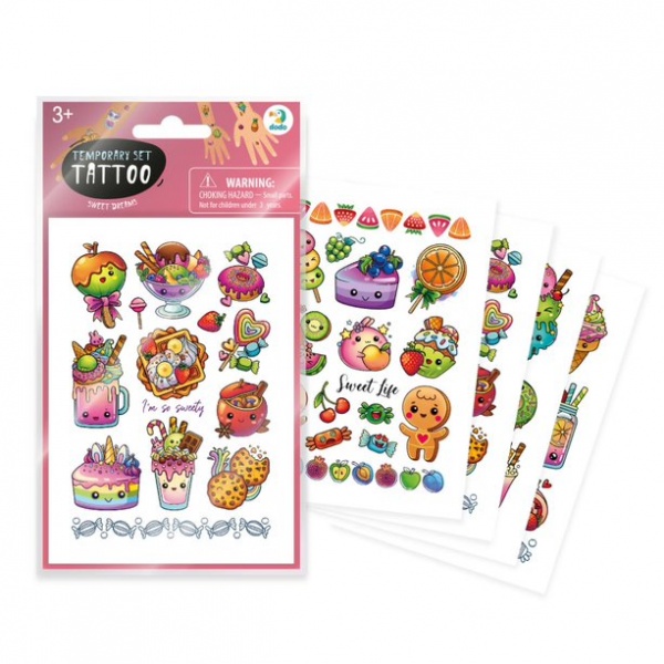 Набор временных татуировок DoDo Сладкие мечты 301102 6860687