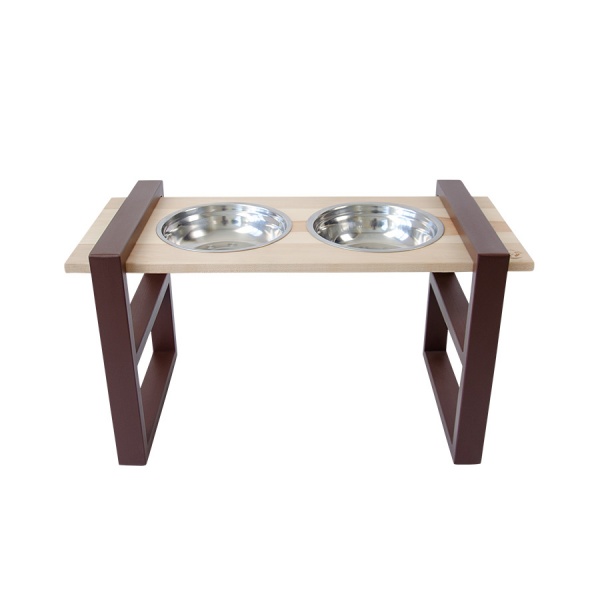 Миска подвійна 10 центів для Джека №1 L/XL 1х1250 мл коричневий