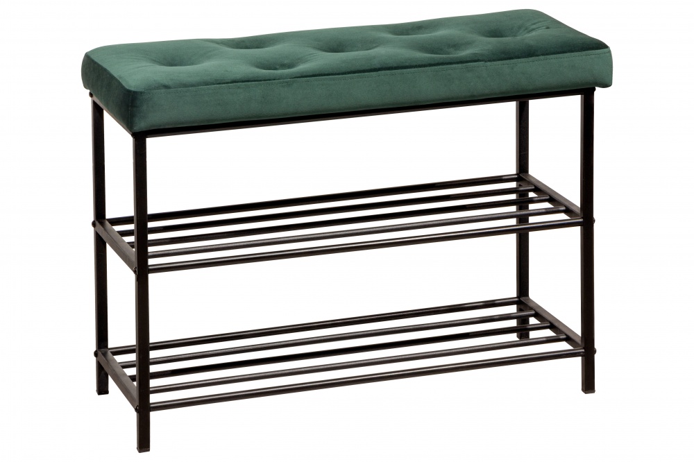 Полиця для взуття Меблі Прогрес Софт 2 630x260x450 мм чорний (65000011507)