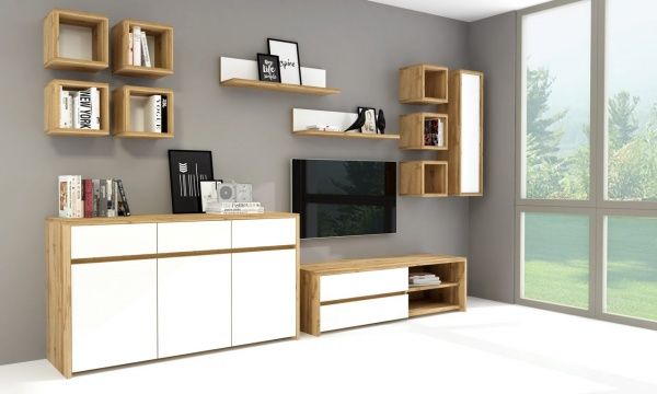 Полка Tahoe TA 32 300x300 мм дуб вотан 