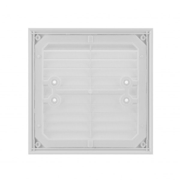 Решетка для вентиляции MiniMax с сеткой против насекомых БК 180 х 180 мм (1107) пластик белый 