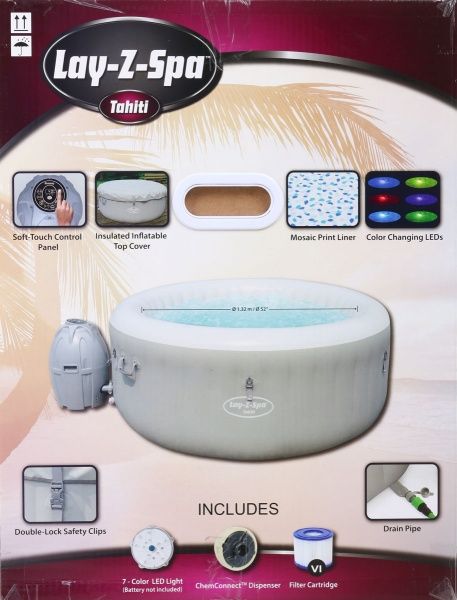 Спа-басейн Bestway Tahiti AirJet 180 x 66 см