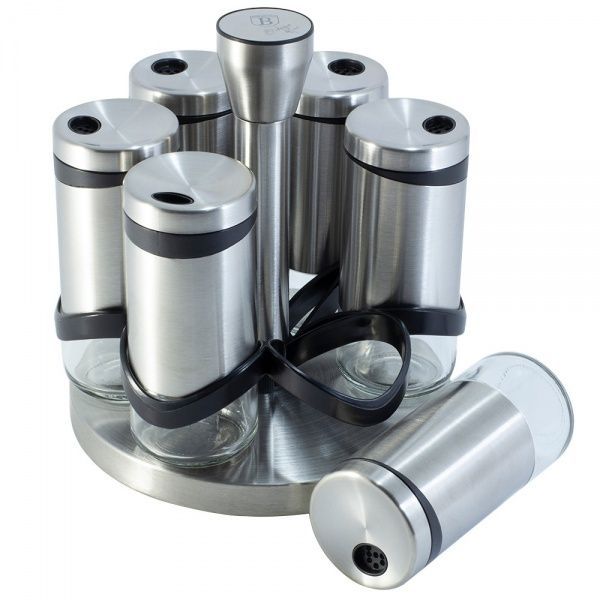 Набор для специй BLACK SILVER Collection 7 предметов BH 1991 Berlinger