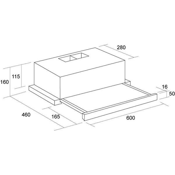 Вытяжка Pyramida TL D inox/R 60 см