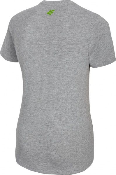 Футболка 4F HJL21-JTSM004B-27M р.128 светло-серый меланж