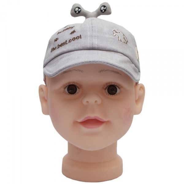 Бейсболка Девилон 517861 р.50 серый 