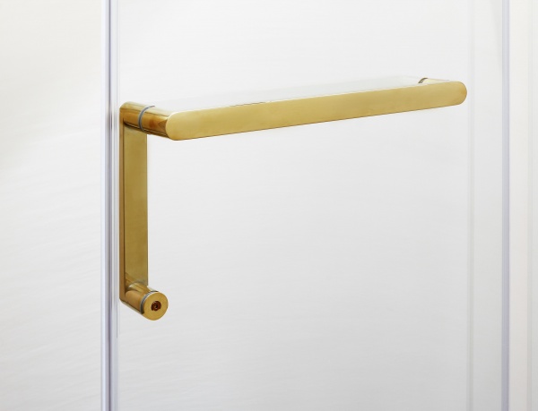 Душевое ограждение ScandiSPA пятиугольное GERD 90x90x200 titanium gold