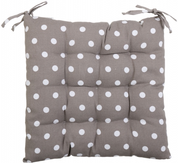 Подушка на стул Дотс какао 37х37см Luna
