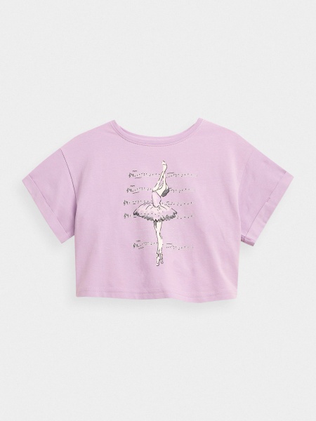 Футболка 4F J4Z21-JTSD202-52S р.122 фиолетовый