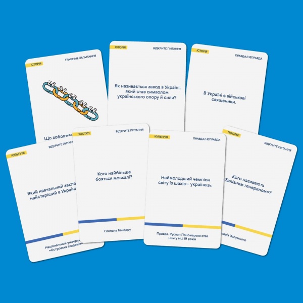 Игра настольная об Украине «Шевченко спрашивает»