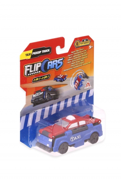 Машинка-трансформер Flip Cars Таксі та пікап EU463875-09