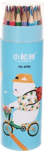 Набір олівців 36 кольорів HJ-6136 блакитний