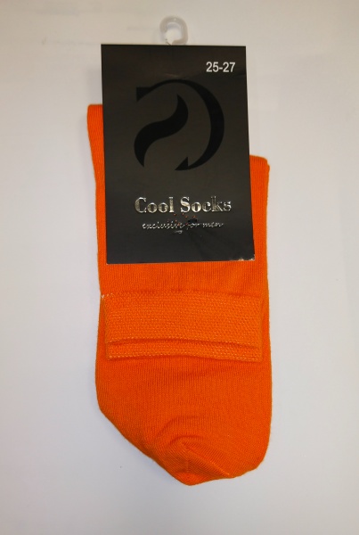 Шкарпетки чоловічі Cool Socks 17303 р. 25-27 помаранчевий 1 пар 