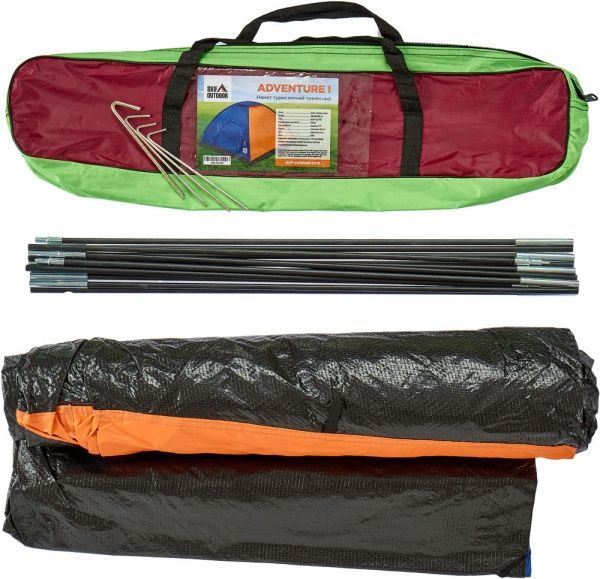 Палатка SKIF Outdoor Adventure I orange-blue 389.00.86