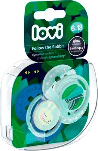Пустышка динамическая Lovi Следуй за кроликом 2 шт. 22/860 boy