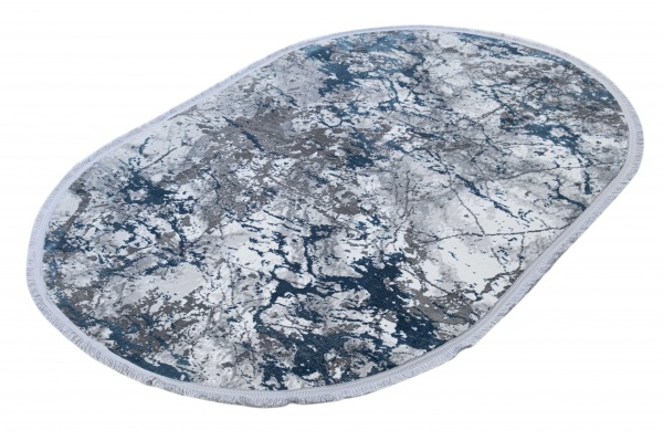 Килим Karmen Carpet QUANTUM PLUS S3024T GREY/GREY 80x150 см O 