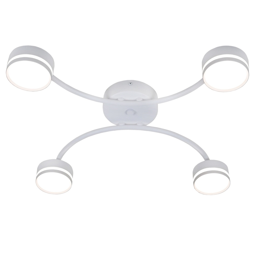 Люстра потолочная Victoria Lighting 4xGX53 белый Currant/PL4 white