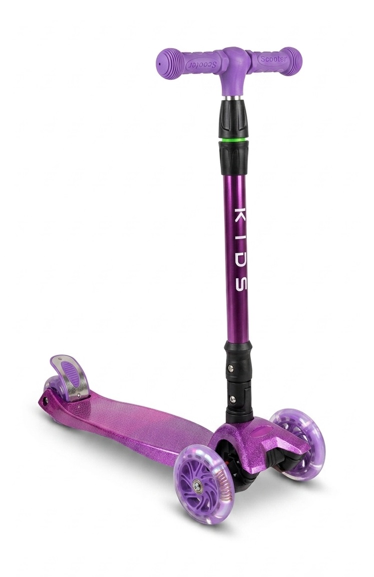 Самокат MaxxPro kids фиолетовый — фото 1