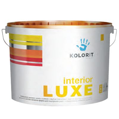 Краска Kolorit Interior Luxe A 12 л