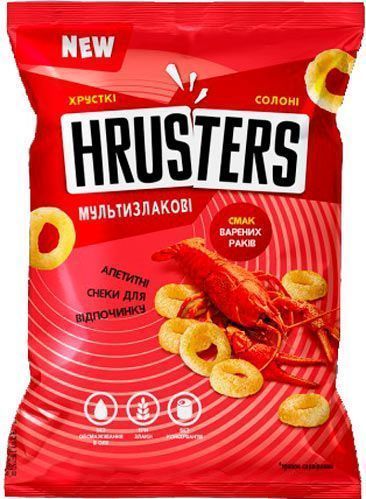 Снеки АВК Хрустерс со вкусом Вареных раков 35 г 