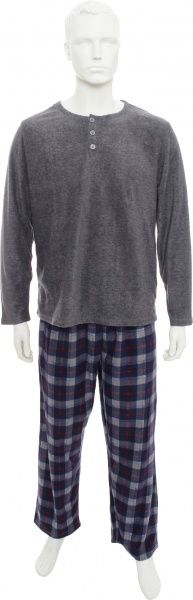 Костюм домашний мужской La Nuit р. M серый Check 