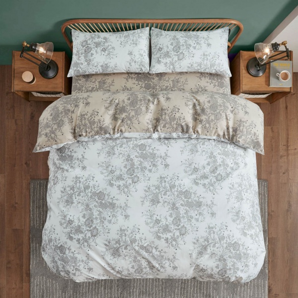 Комплект постільної білизни Arras 2 бежево-білий La Nuit 