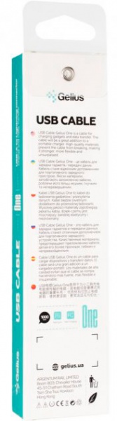 Кабель Gelius One GP-UC117 Lightning 1 м білий 