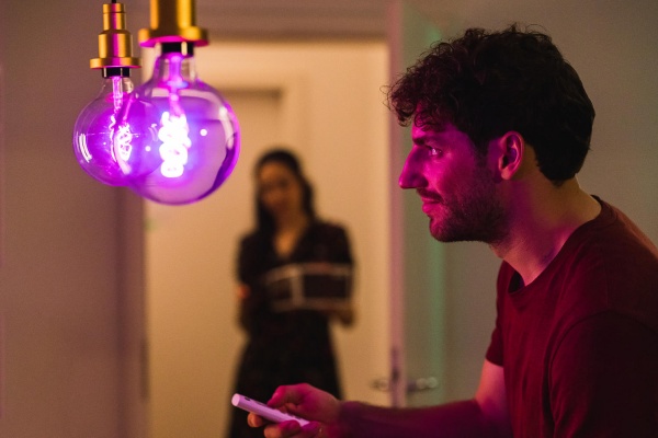 Умная лампа Ledvance Vintage смена цветов G125 4,5 Вт E27 2700 К 220 В прозрачная Smart G125 RGB FIL 