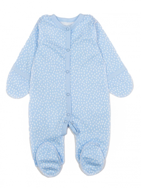 Комбинезон для мальчика Bambinelli голубой в горошек р.56 голубой 