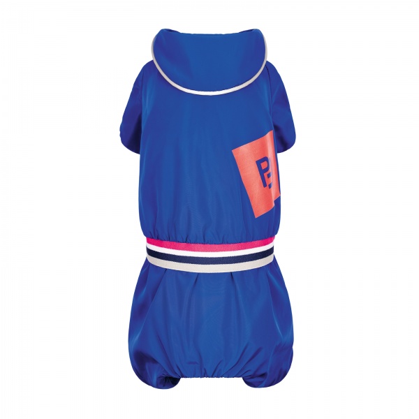 Дождевик Pet Fashion Silver S синий