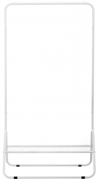 Держатель для одежды PROзапас 1530x800x370 мм одинарный с полкой белый